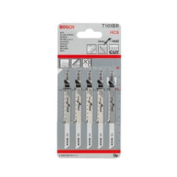 [515002014011] ใบเลื่อยจิ๊กซอว์ ไม้ BOSCH NO.T101BR (2608630014) Jigsaw blade , Wood (5pcs/ea)