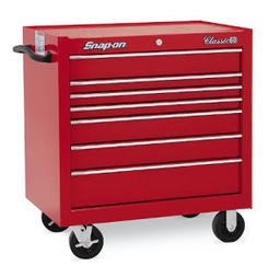 [719004115005] SNAP-ON NO.KRA2407PBO Roll Cab Classic 60 7 Drawers Red