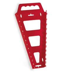 [719027115001] SNAP-ON NO.YA381FRA Wrench Rack Fractional 1/4 to 1 Red