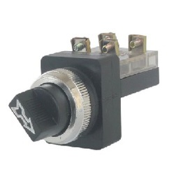 [013000000854] สวิตซ์ลูกศร 3 จังหวะ NO.SA2-P320B Selector switch , 22 mm. (for motor Manual &amp; Auto)