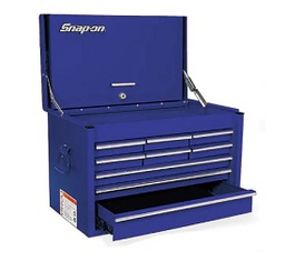 [719004115201] SNAP-ON NO.KRA4059FPCM Top Chest, 9 Drawers, 26&quot;, Royal Blue