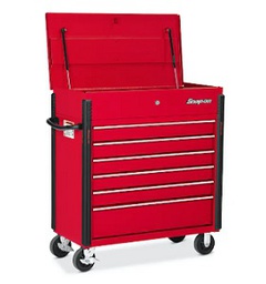 [719004115155] SNAP-ON NO.KRSC46HPBO (KRSC46A) Roll Cart Large 6 Drawers Red