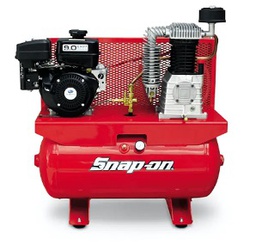 [703001115010] SNAP-ON NO.BRA9G3B Air Compressor Stationary Horizontal Gas Engine 30 gallon 9.0 HP 175 max. PSI