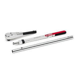 [122002115040] SNAP-ON NO.TQR400E Torque Wrench Adj. Click Type U.S. Detach-Ratchet 130-400 ft.lb. 3/4&quot;Drive