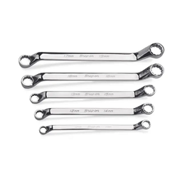 [102050115052] SNAP-ON NO.XOM605 Set Wrench Metric Box 60˚Deep Offset 12P (5 pcs.) (10 to 19mm.)