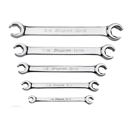 [102050115084] SNAP-ON NO.RXFS605B Set Wrench Flare Nut Double End 6P (5 pcs.) (1/4&quot;-5/16&quot; to 3/4&quot;-13/16&quot;)