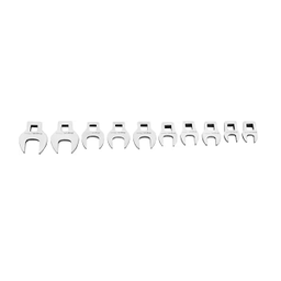 [102050115097] SNAP-ON NO.210FCOMA Set Wrench Metric Crowfoot Open End (10 pcs.) (10 to 19mm.)