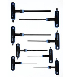 [102050115101] SNAP-ON NO.AWSGM800A (AWSGM800) Set Wrench Metric Hex Combination Tand L-Shape Soft Grip Blue Handle 8pcs.