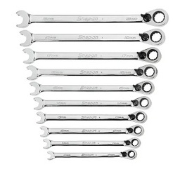 [102050115159] SNAP-ON NO.SRXRM710 Set Wrench Ratchcting Box l Speed Open End 12P 10pcs.