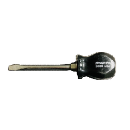 [103001115040] SNAP-ON NO.SDD5 Stubby Long Shaft Flat Tip Screwdriver Black