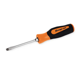 [103002115008] SNAP-ON NO.SGD6BO Screwdriver Flat Instinct Soft Handle Orange .050