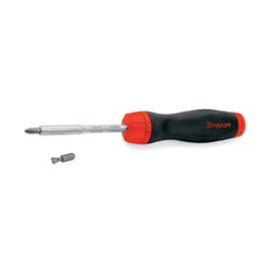 [103007115016] SNAP-ON NO.SGDR44C Screwdriver Ratcheting Soft Grip Standard Red