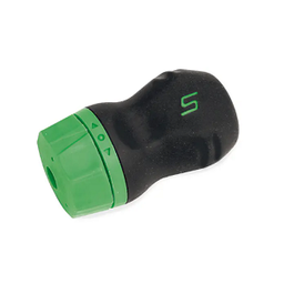 [103007115020] SNAP-ON NO.SGDMRC1AG Screwdriver Handle Ratcheting Soft Grip Stubby Green