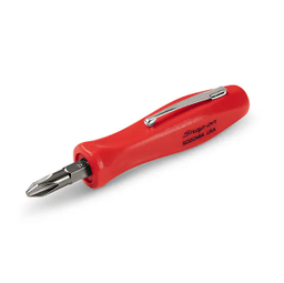 [103010115001] SNAP-ON NO.SDDDM1AR Screwdriver Pocket with Reversible Bit Red