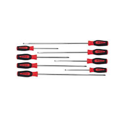 [103011115007] SNAP-ON NO.SGDXL80BR Set Screwdriver Combination Cabinet Flat Tip/PHILLIPS Soft Grip Red (8 pcs.)