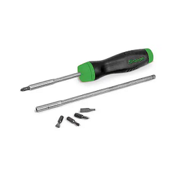 [103011115033] SNAP-ON NO.SGDMRC103AG Set Screwdriver Ratcheting Soft Grip Starter Green (8 pcs.)