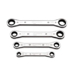 [102050115058] SNAP-ON NO.RBM604C Set Wrench Metric Ratcheting Box 0? Offset 12P (4 pcs.) (10 to 19mm.)