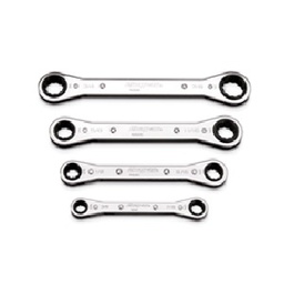 [102050115057] SNAP-ON NO.RB604C Set Wrench Ratcheting Box 0 Offset 12P (4 pcs.) (3/8&quot; to 7/8&quot;)