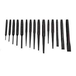 [106001115003] SNAP-ON NO.PPC715BK Set Punch and Chisel 16 pcs. (Center/Pin/Starter/Flat)