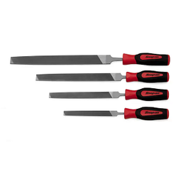 [113001115002] SNAP-ON NO.SGHBF300A Set File Bastard Cut Mill Soft Grip 4 pcs. (6 to 12)