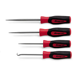 [116001115001] SNAP-ON NO.SGASA104BR Set Awl and Hook Instinct Handle 4 pcs.