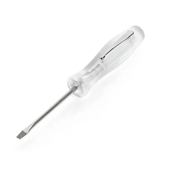 [103019115001] SNAP-ON NO.SDD214 Screwdriver Flat Tip Spark Test Clear Handle .025&quot; tip 5 1/8&quot;