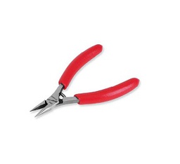 [104001115006] SNAP-ON NO.E713BCG Pliers Electronic Needle Nose Serrated Jaws 4 5/8