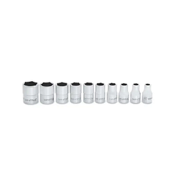 [101147115015] SNAP-ON NO.310TWMYA Set Socket Metric Shallow 6P (10 pcs.) (10 to 19mm.)