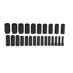 [101147115042] SNAP-ON NO.325SIMM Set Socket Metric Impact Deep 6P (25 pcs.) (10 to 36mm.)