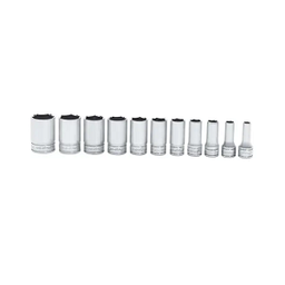 [101147115018] SNAP-ON NO.313TSYA Set Socket Deep 6P (13pcs.) (3/8&quot; to 1 1/8&quot;)