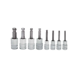 [101001115041] SNAP-ON NO.208EFTABY Set Socket Driver Ball Hex Bit Standard 1/4&quot; - 3/8&quot;Drive 1/8&quot; to 3/8&quot; (8 pcs.)