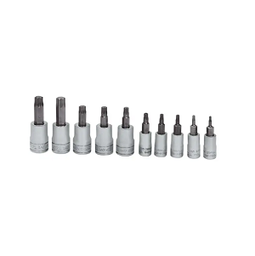 [101001115045] SNAP-ON NO.210EFTXRY Set Socket Driver TORX Tamper Resistant 1/4&quot;-3/8&quot;Drive T8 to T50 (10 pcs.)