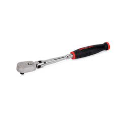 [101003115009] SNAP-ON NO.THLF72 Ratchet Sealed Head Long Flex-Handle Soft Grip Red, 8 1/4&quot;Drive