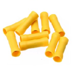 [F08381] สลิปต่อสาย แบบหุ้ม KENION No.BF5.5 Insulated butt conector , 5.5 mm. (Yellow)