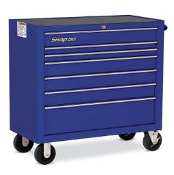 [719004012053] BLUE-POINT NO.KRB4007KPCM 40&quot; Roll Cab 7 drawers Blue