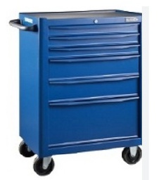 [719004012061] BLUE-POINT NO.KRA13006BPKTOPPANAL Roll Cabinet with Plastic top and Back Panel, 6 Drawer