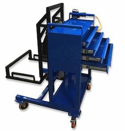 [768014012016] ชุดยกล้อพร้อมเครื่องมือ BLUE-POINT NO.EAWLDNX2103AGSET Air Wheel Lift, 50 kg., 4 Drawers with Tools Set