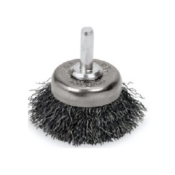 [522004012001] BLUE-POINT No.AC241B Wire Brush Hollow End Crimped Cup 2 1/2&quot; Brush Diameter 1/4&quot; Shank/Arbor