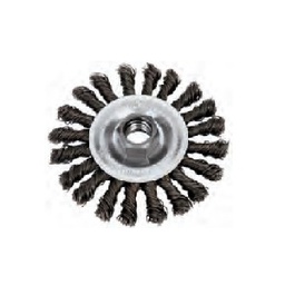 [522006012001] BLUE-POINT No.AC420A Wire Brush Knotted Wire Wheel 4 Brush Diameter 5/8&quot;-11 Shank/Arbor