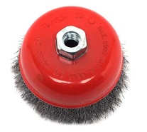 [522011012001] BLUE-POINT No.AC343A Wire Brush Crimped Cup 4 Brush Diameter 5/8&quot;-11 Shank/Arbor