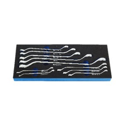 [101001012065] BLUE-POINT No.BPS2A 45° Double Ring Wrench Set (6x7, 8x9, 10x11, 12x13, 14x15, 16x17, 18x19, 20x22, 21x23, 24x27 mm.)