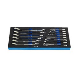 [101001012084] BLUE-POINT No.BPS5A Ratcheting Combination Wrench Set (6 - 19 mm.)