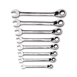 [102050012001] BLUE-POINT NO.BOER708 Set Wrench Ratcheting Box/Open End Standard 12˚Offset (8pcs.)