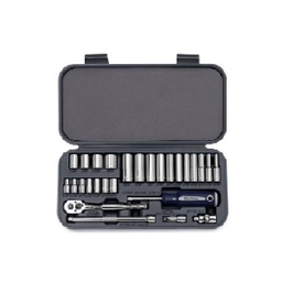 [101001012057] BLUE-POINT No.BLPGSSM1427 Set General Service Metric 1/4&quot;Dr , 27 pcs.