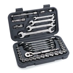 [102074115020] ชุดประแจ 37 ชิ้น BLUE-POINT No.BLPGSS3837 Set General Service &amp; Wrench inc/mm. 3/8&quot;Dr., 37pcs.