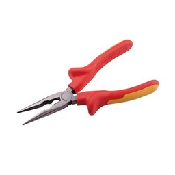 [104007012003] BLUE-POINT NO.WT1001-8 VDE Long Nose Pliers 200mm.