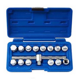 [155004012002] BLUE-POINT No.BLPODKIT 3/8&quot; Drain Nuts , 3/8&quot; (8-17mm.) and 1 pc Sliding T-handle Bar