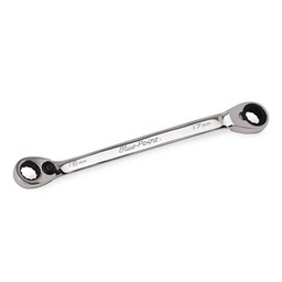 [102027012009] BLUE-POINT NO.BXORM1617 Wrench Metric Ratcheting Box Reversible Standard Length 25˚Offset 16-17mm. 12P