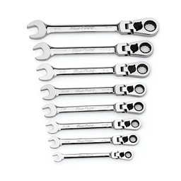 [102050012005] BLUE-POINT NO.BOERF708A Set Wrench Ratcheting Box/Open End Short 12˚Offset , 5/16&quot;-3/4&quot; (8pcs.)