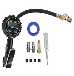 [433001012003] BLUE-POINT NO.TG7KT Set Digital Tire Pressure Gauge 7 pcs.